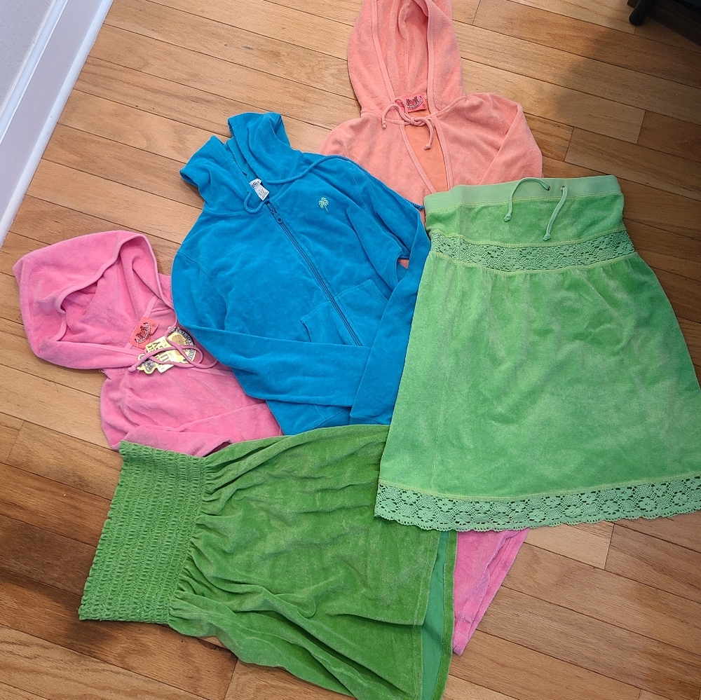 Juicy Couture and Lily Pulitzer Beach cover ups